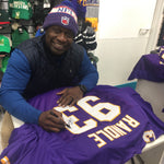 John Randle Autographed Purple Throwback Pro-Style Jersey