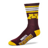 Minnesota Golden Gophers Youth Team Color Duster Socks Socks For Bare Feet   
