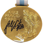 John Harrington Autographed Replica 1980 Gold Medal