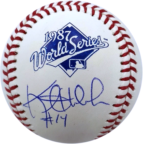 Kent Hrbek Autographed Rawlings 1987 World Series Baseball Minnesota Twins