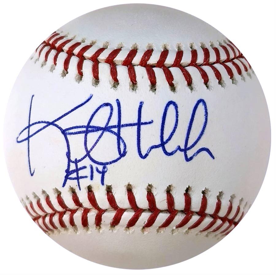 PRE-ORDER: Kent Hrbek Autographed Rawlings Official Major League Baseball Autographs Fan HQ   