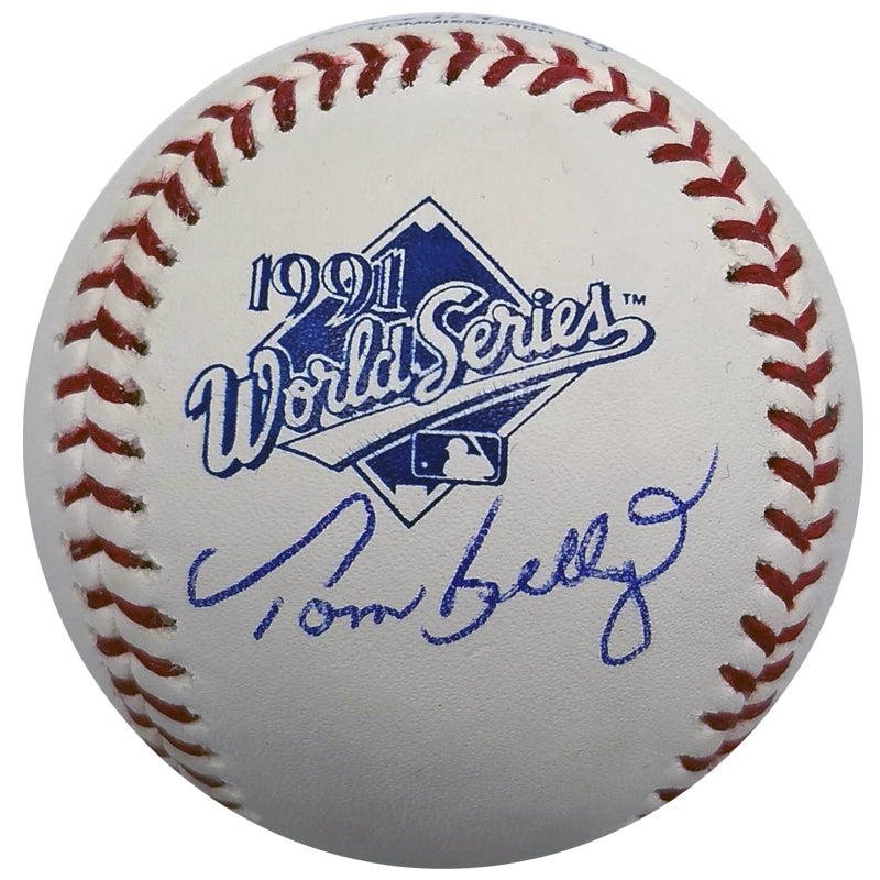 Tom Kelly Autographed 1991 World Series OMLB Baseball Minnesota Twins Autographs Fan HQ   