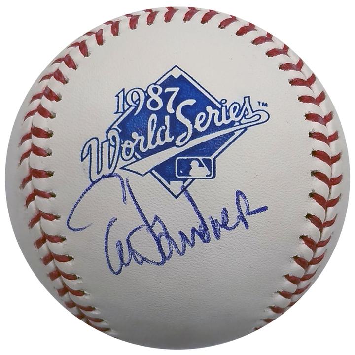 PRE-ORDER: Tim Laudner Autographed 1987 World Series Baseball Autographs FanHQ   