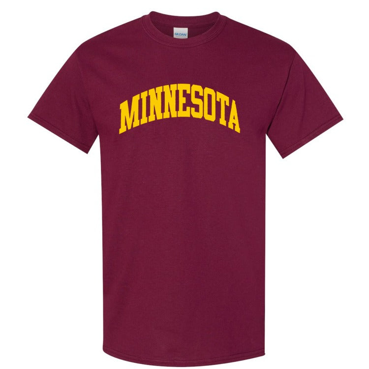 Minnesota Maroon T-Shirt T-Shirts Fan HQ   