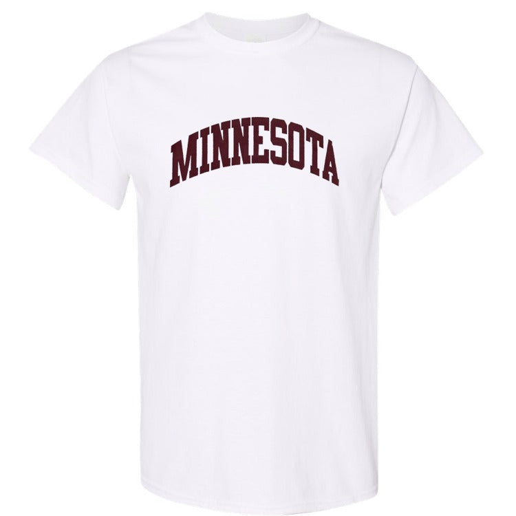 Minnesota White T-Shirt T-Shirt Fan HQ   