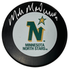 Mike Modano Autographed Minnesota North Stars Puck