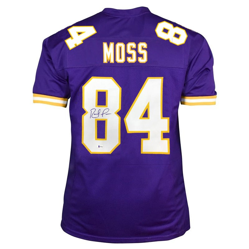 Autographed/Signed Randy Moss Minnesota Purple Football Jersey JSA COA at  's Sports Collectibles Store