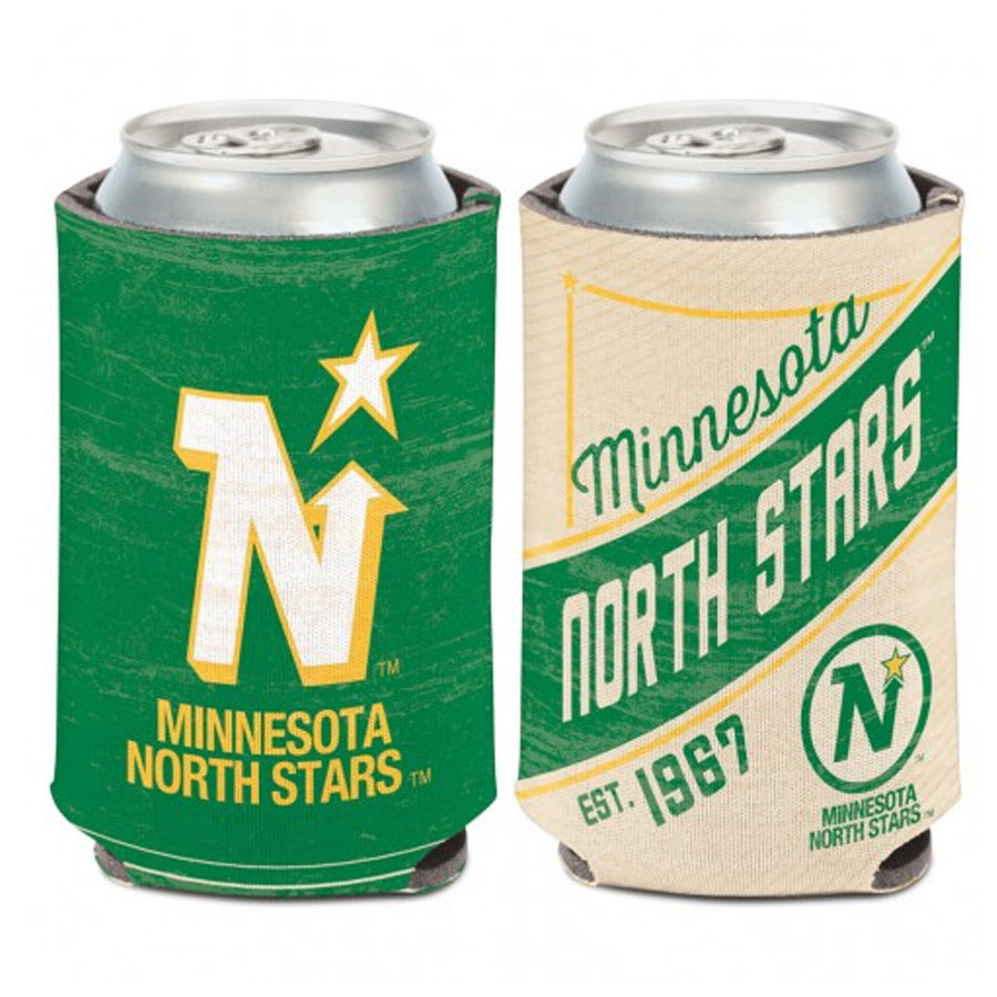 Minnesota North Stars Vintage NHL 2-Sided 12 oz. Can Cooler Collectibles Wincraft   