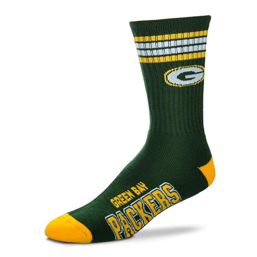 Green Bay Packers Team Color Duster Socks Socks For Bare Feet   