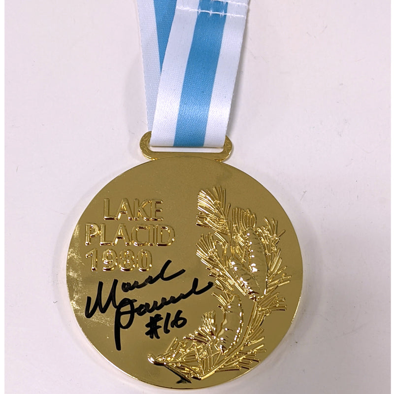 Mark Pavelich Autographed Replica 1980 Gold Medal