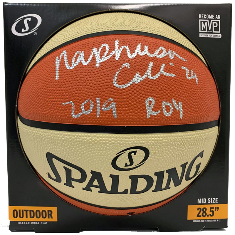 Napheesa Collier Autographed WNBA Full Size Replica Basketball w/ 2019 ROY Inscription