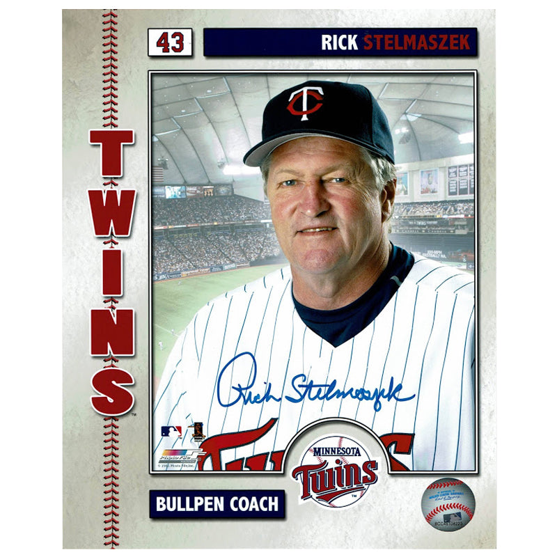 COACHES PACK: Rick Stelmaszek & Dick Such Autographed Minnesota Twins 8x10 Photos