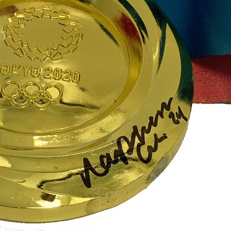Sylvia Fowles & Napheesa Collier Autographed 2020 Tokyo Olympics Replica Gold Medal Autographs FanHQ   