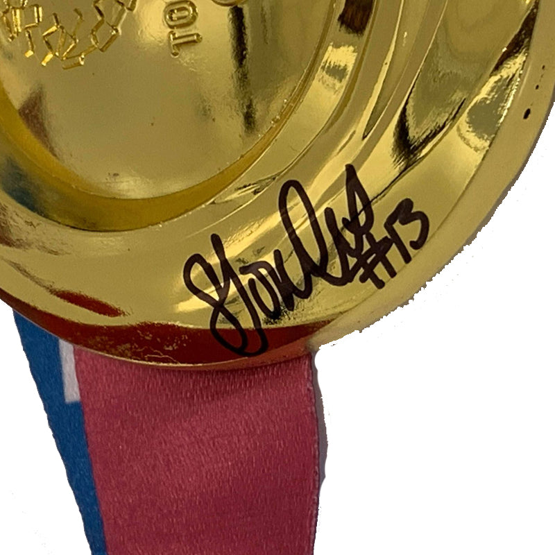 Sylvia Fowles & Napheesa Collier Autographed 2020 Tokyo Olympics Replica Gold Medal Autographs FanHQ   