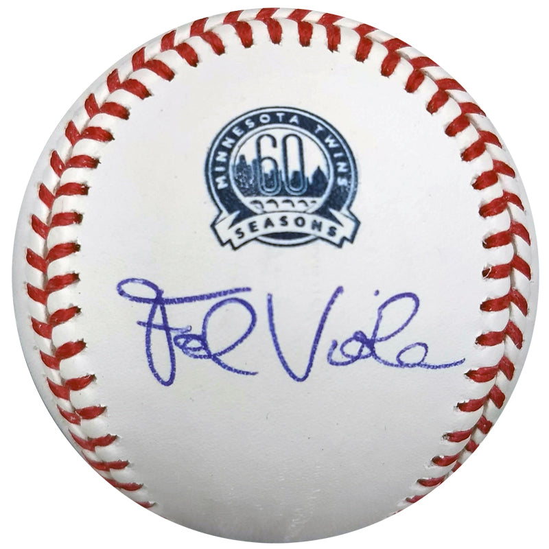 Frank Viola Autographed Minnesota Twins 60th Season OMLB Baseball