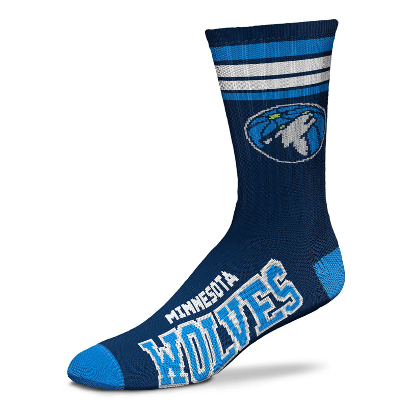 Minnesota Timberwolves Youth Team Color Duster Socks Socks For Bare Feet   
